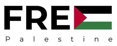 Free Palestine Store logo with the Palestinian flag