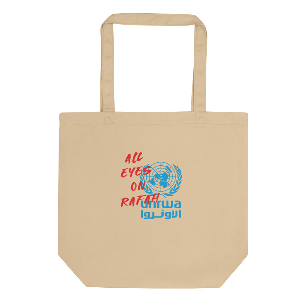 All Eyes on Rafah - Eco Tote Bag, Eco Tote Bag Oyster