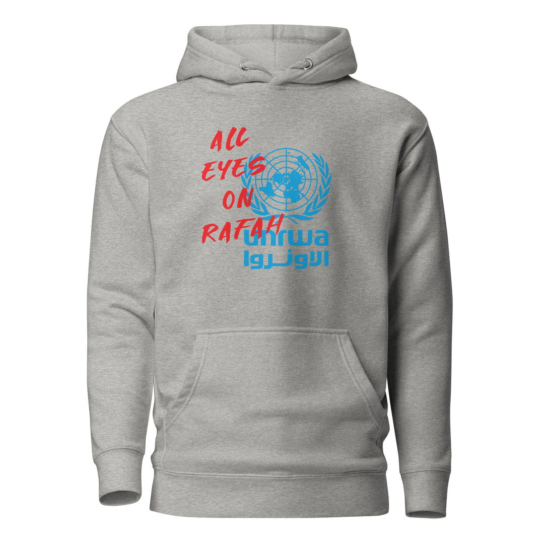 All Eyes on Rafah - Men’s Hoodie, Carbon Grey