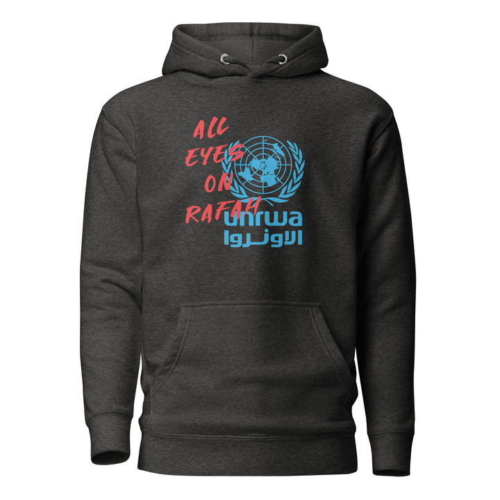 All Eyes on Rafah - Men’s Hoodie, Charcoal Heather