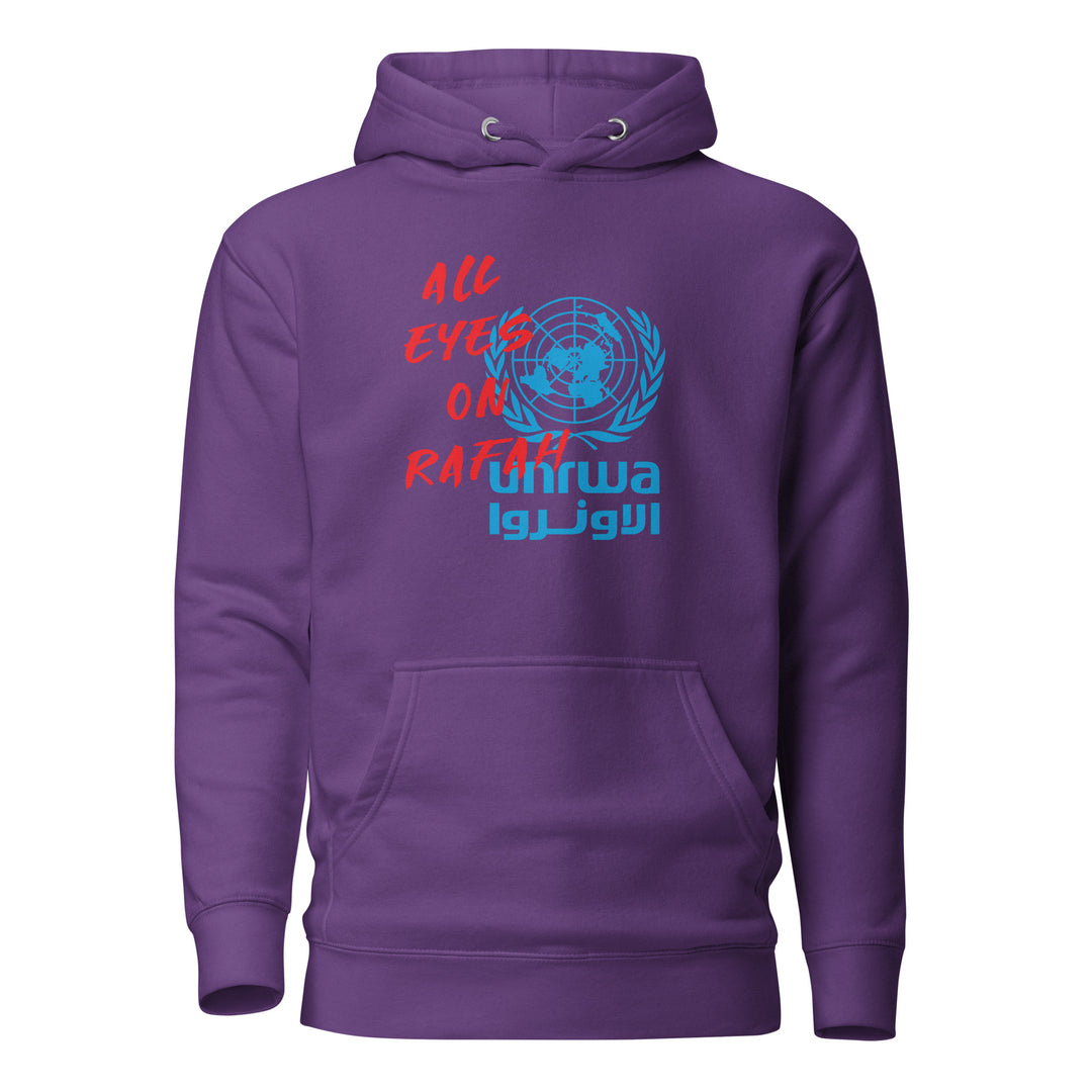 All Eyes on Rafah - Men’s Hoodie, Purple