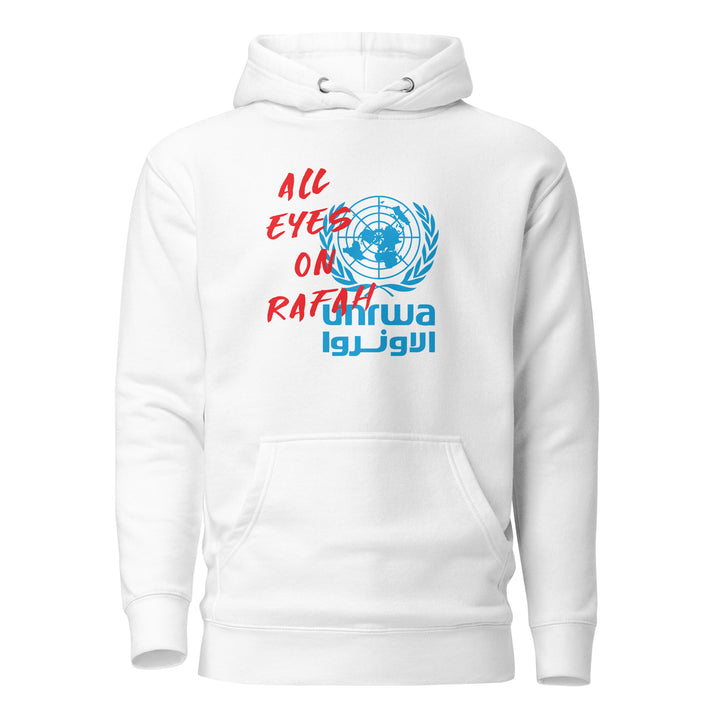 All Eyes on Rafah - Men’s Hoodie, White