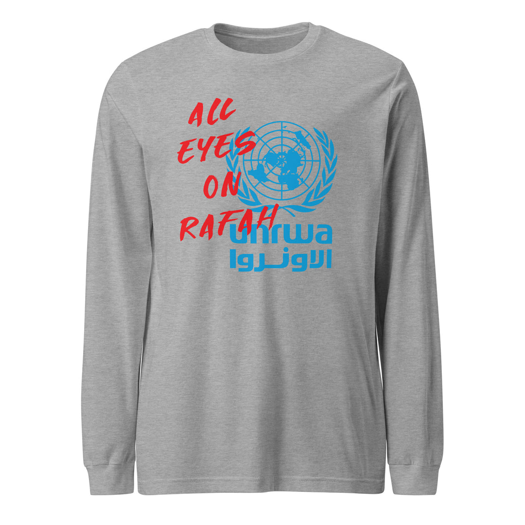 All Eyes on Rafah - Men’s Long Sleeve Shirt, Heather