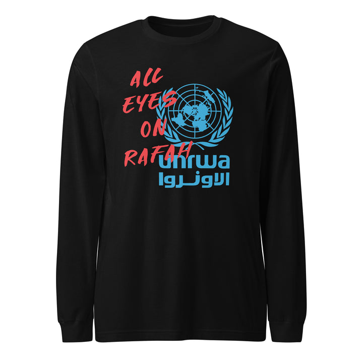 All Eyes on Rafah - Men’s Long Sleeve Shirt, Black