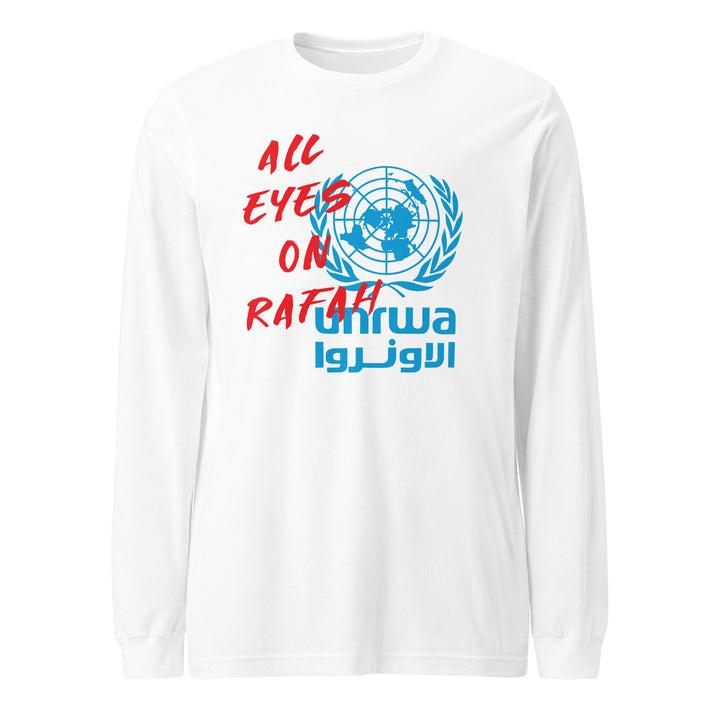 All Eyes on Rafah - Men’s Long Sleeve Shirt, White