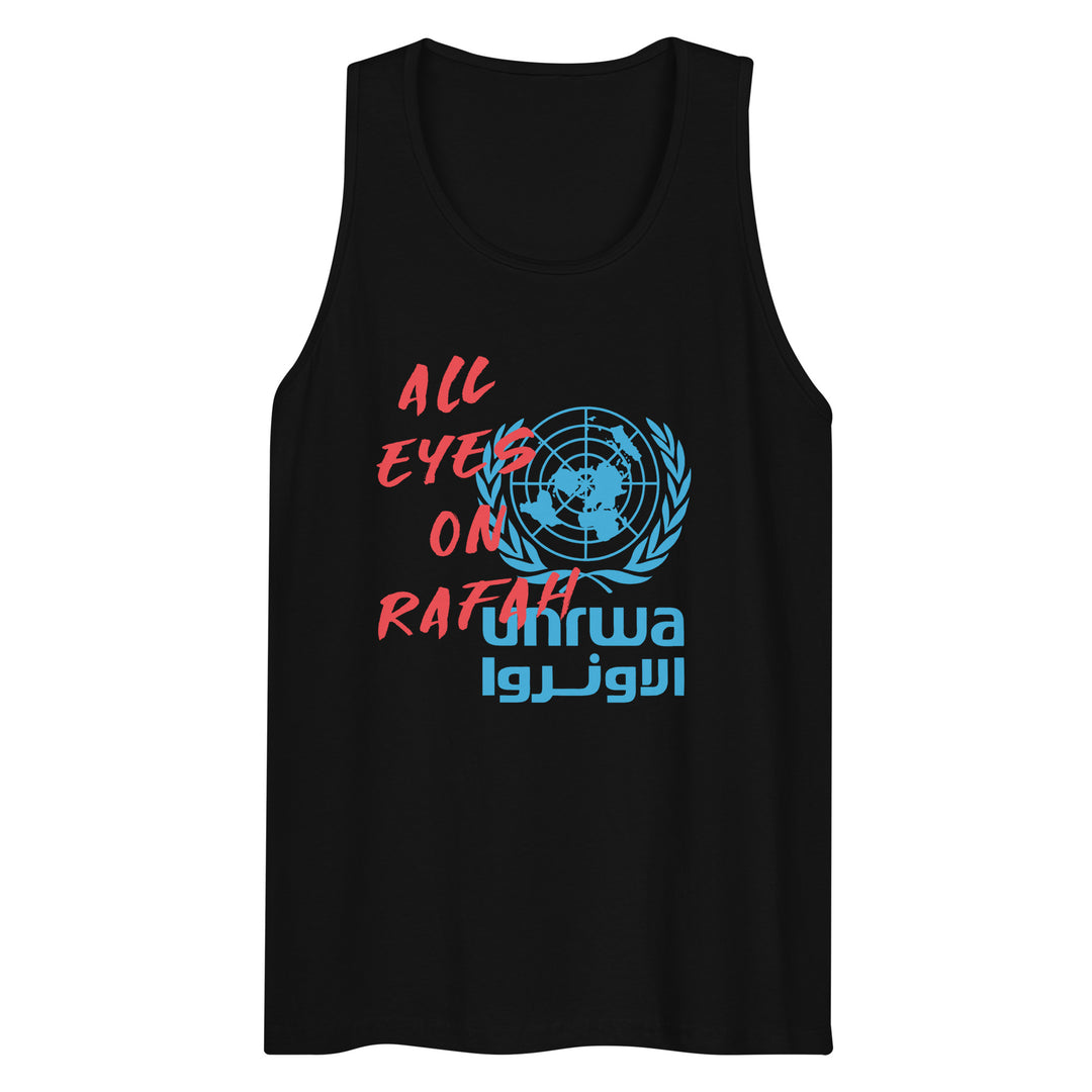 All Eyes on Rafah - Men’s Premium Tank Top, Mens Premium Tank Top Black