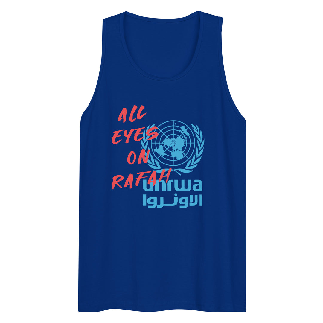 All Eyes on Rafah - Men’s Premium Tank Top, Mens Premium Tank Top Team Royal