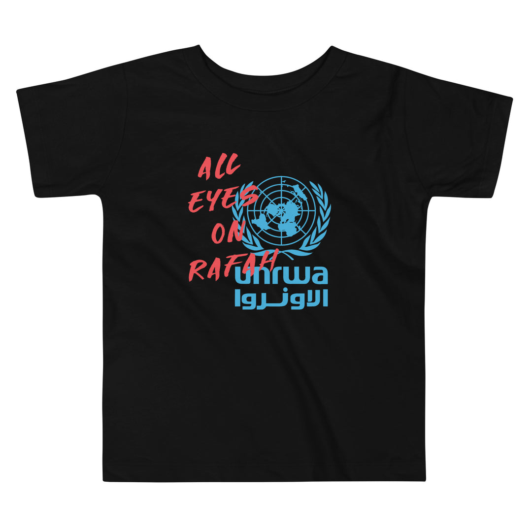 All Eyes on Rafah - Toddler Short Sleeve Tee, Black