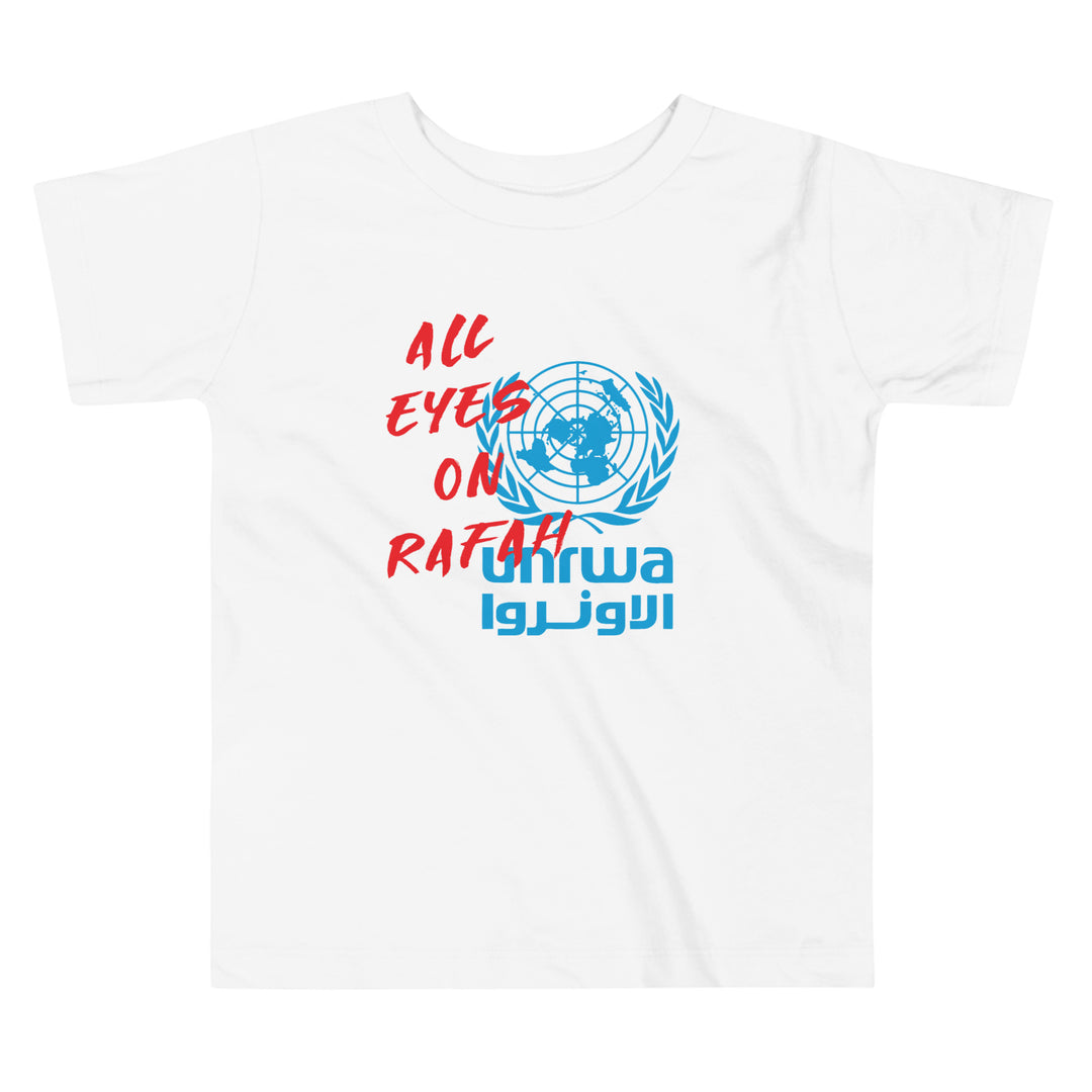 All Eyes on Rafah - Toddler Short Sleeve Tee, White