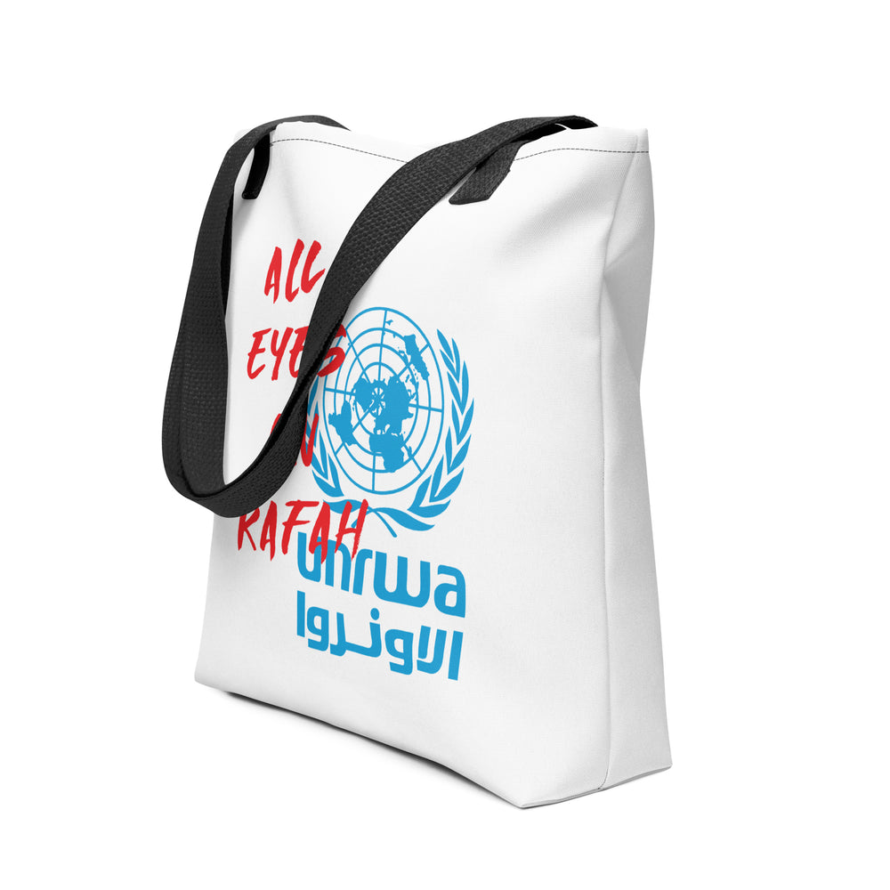 All Eyes on Rafah - Tote Bag, Black 15x15