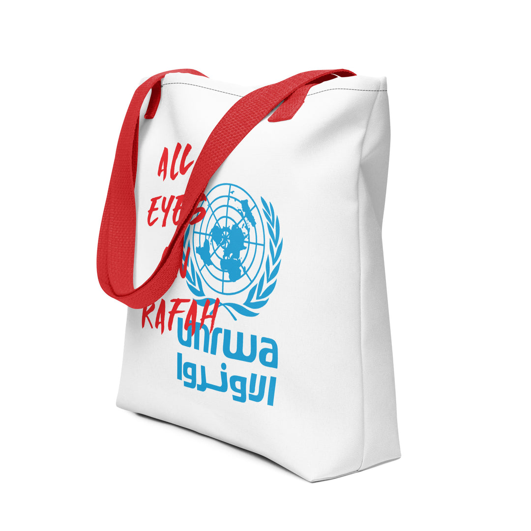 All Eyes on Rafah - Tote Bag, Red 15x15