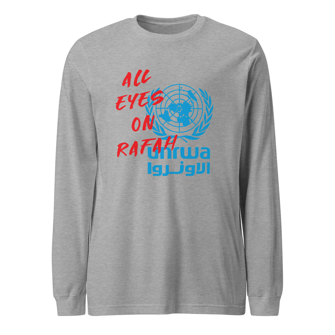 All Eyes on Rafah - Women’s Long Sleeve Tee, Heather