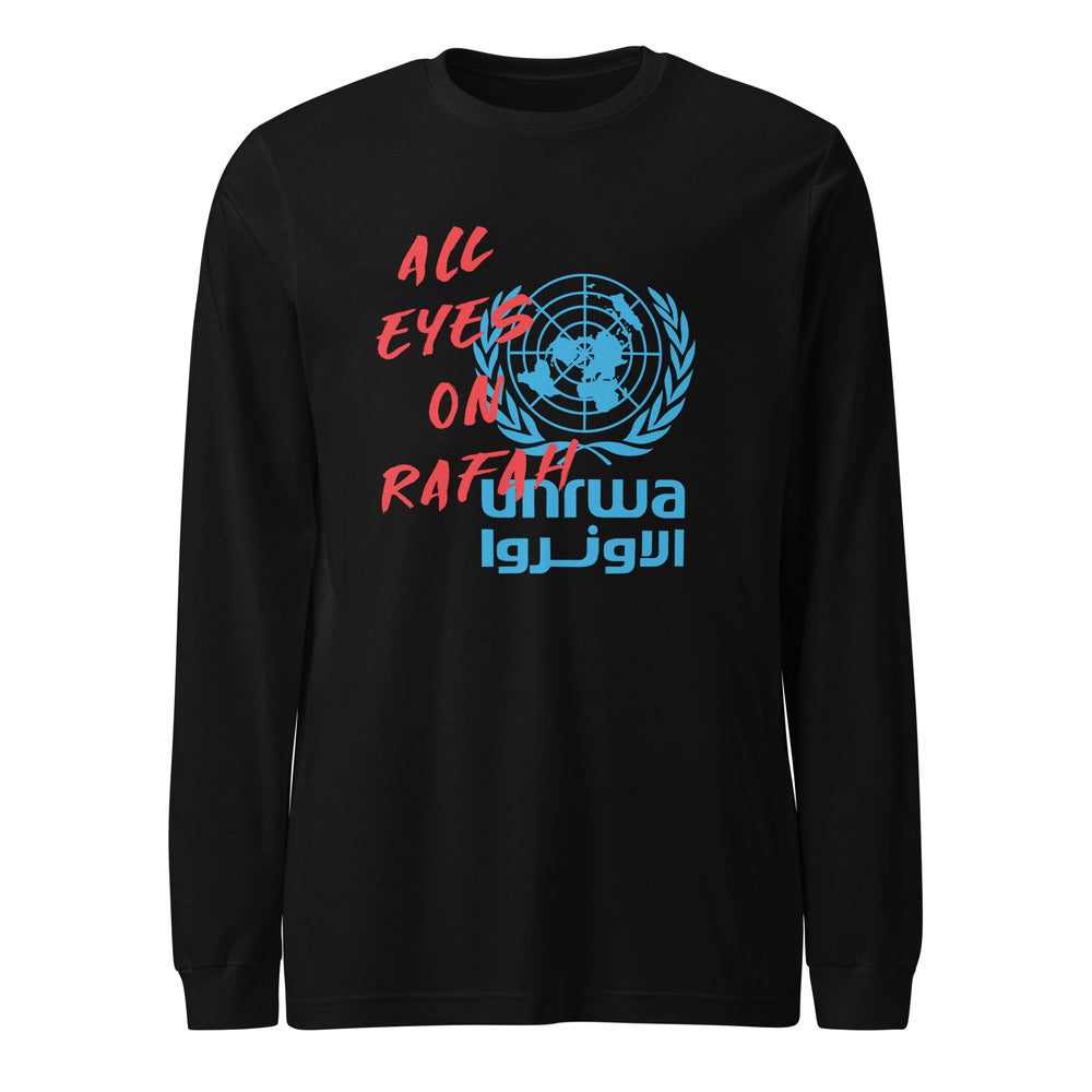 All Eyes on Rafah - Women’s Long Sleeve Tee, Black