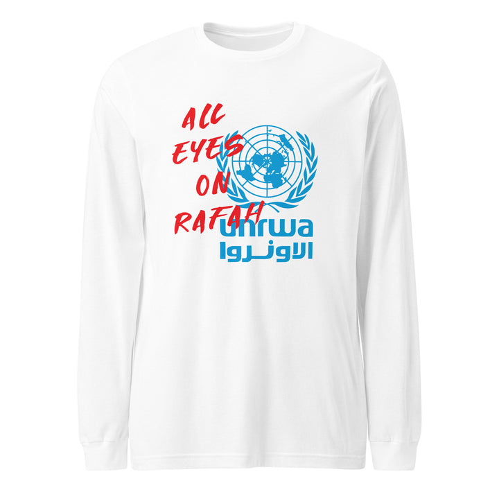 All Eyes on Rafah - Women’s Long Sleeve Tee, White