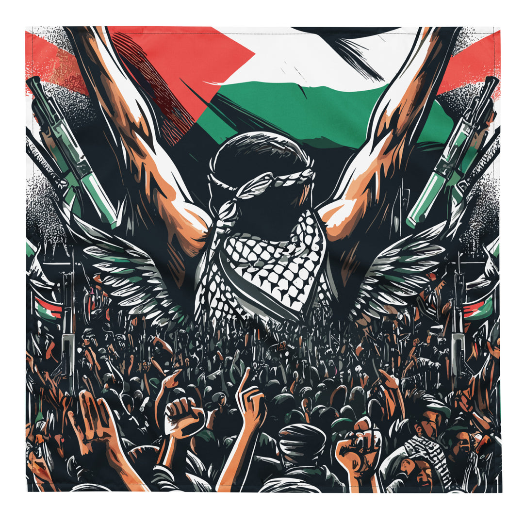 Art by Moh - All-Over Print Bandana, Bandana White L