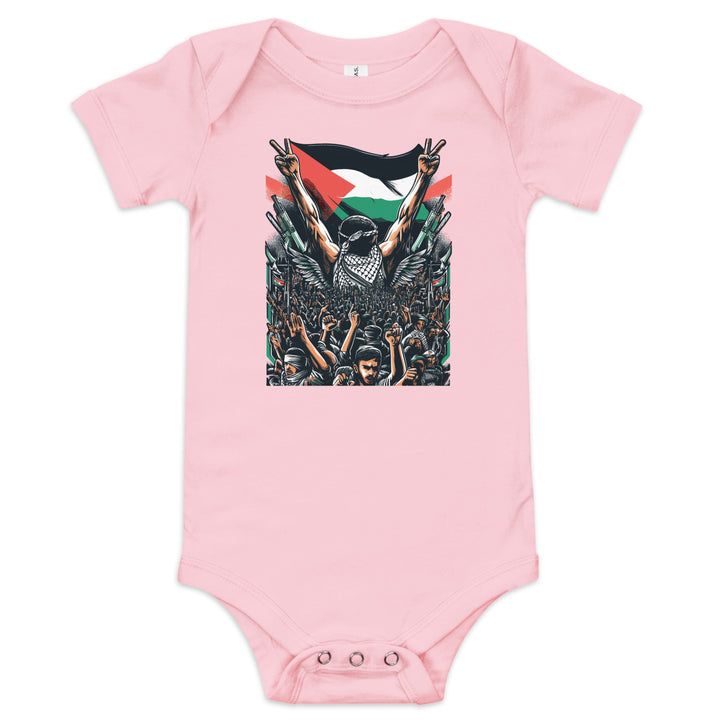 Art by Moh - Baby Short Sleeve One Piece, Pink