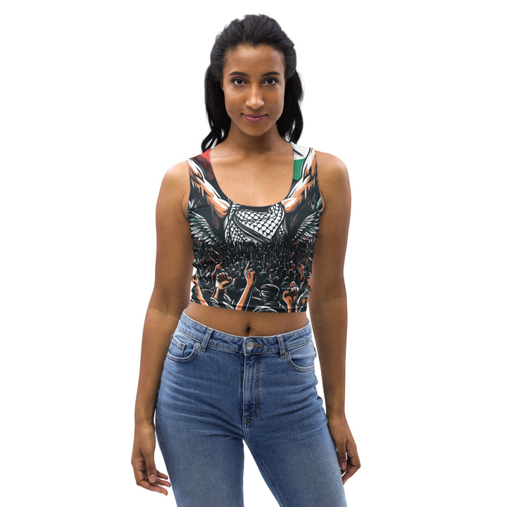 Art by Moh - Crop Top, White
