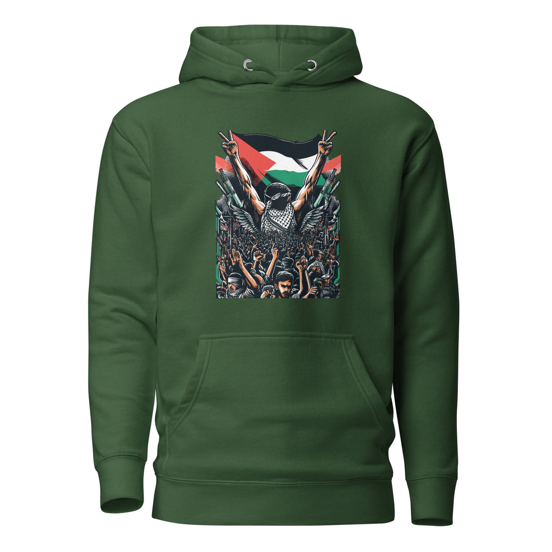 Art by Moh - Men’s Hoodie, Forest Green