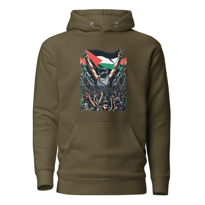Art by Moh - Men’s Hoodie, Military Green