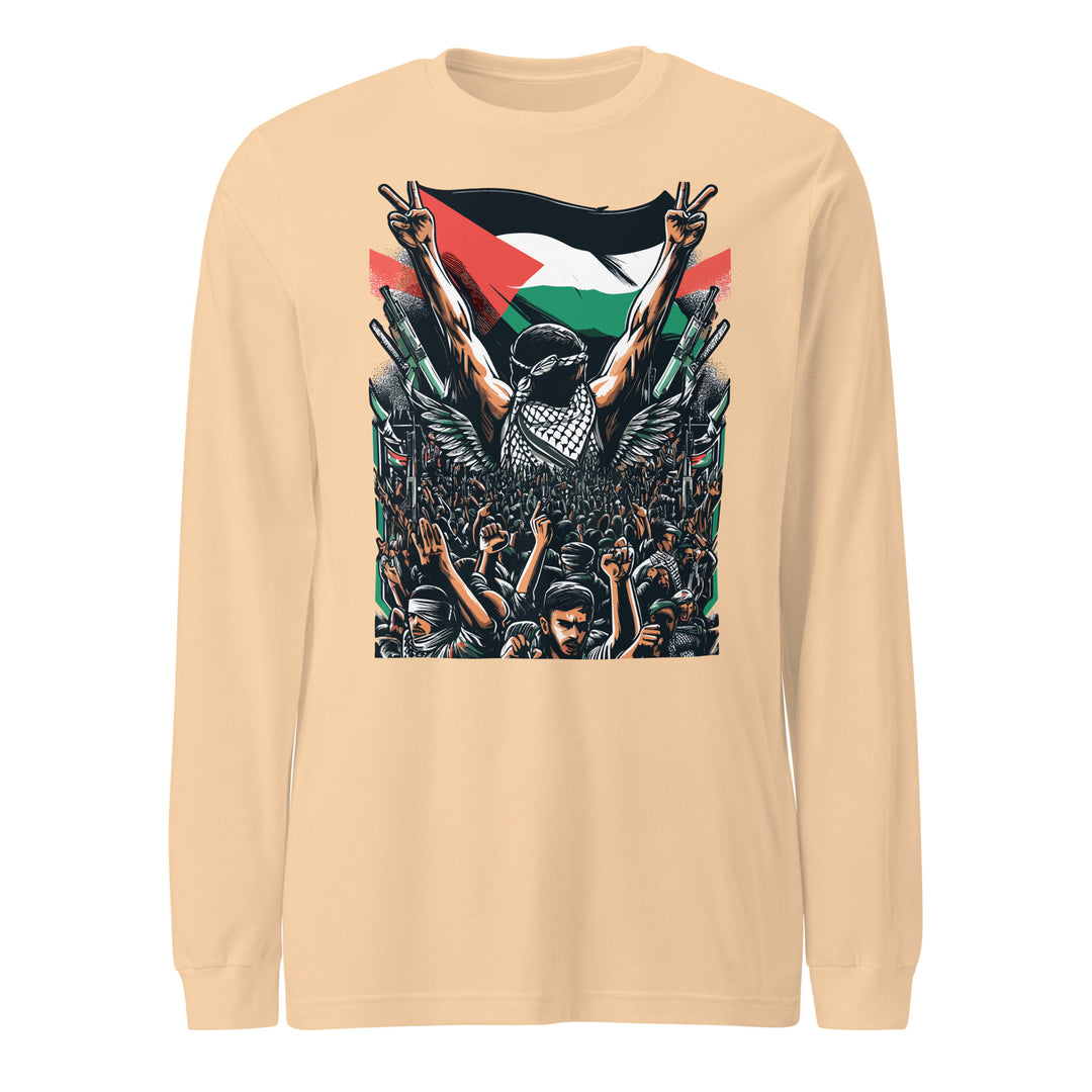 Art by Moh - Men’s Long Sleeve Shirt, Sand Dune