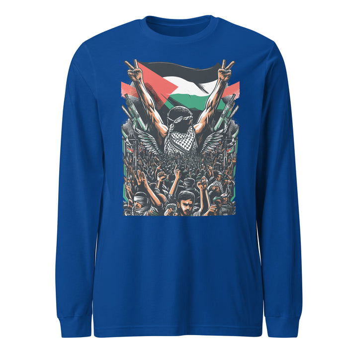 Art by Moh - Men’s Long Sleeve Shirt, True Royal