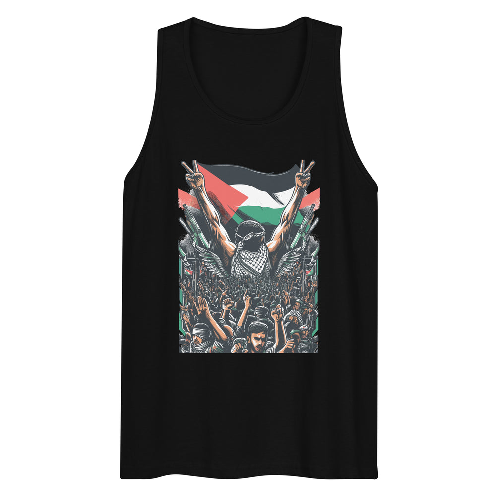Art by Moh - Men’s Premium Tank Top, Mens Premium Tank Top Black