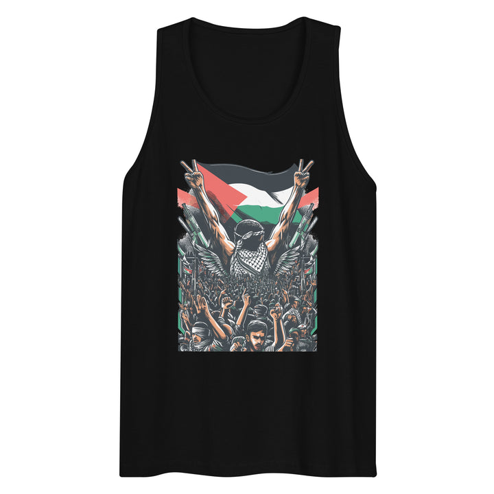 Art by Moh - Men’s Premium Tank Top, Mens Premium Tank Top Black
