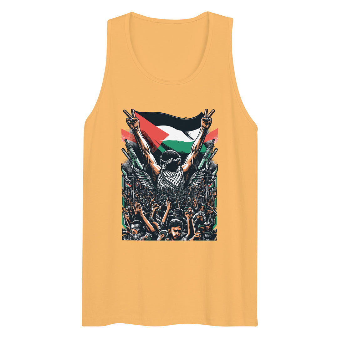 Art by Moh - Men’s Premium Tank Top, Mens Premium Tank Top Squash