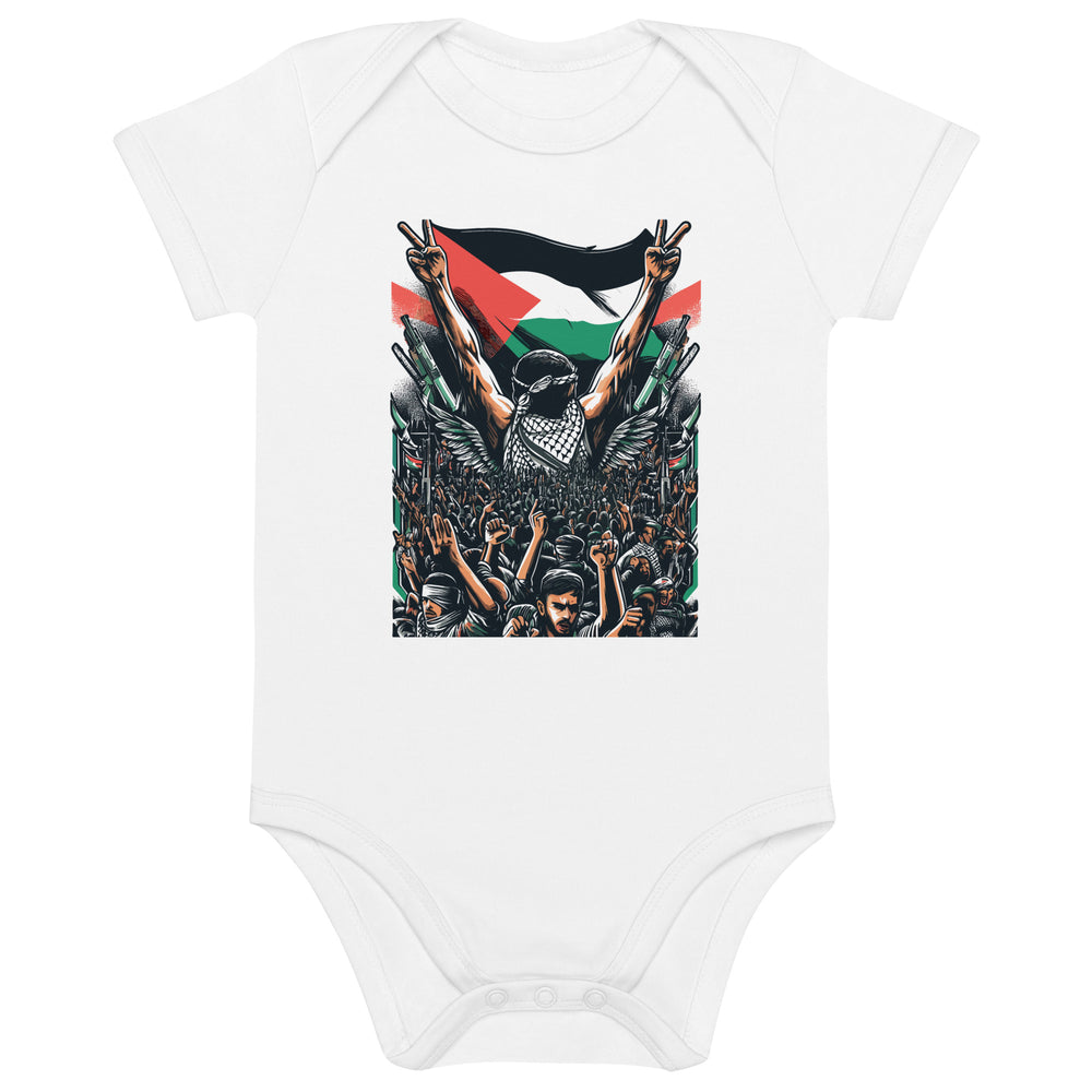 Art by Moh - Organic Cotton Baby Bodysuit, Cotton Baby Bodysuit White