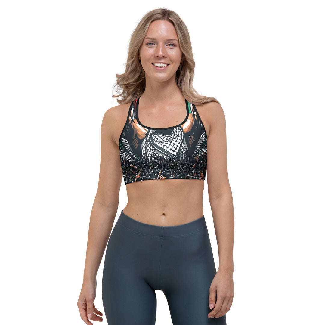 Art by Moh - Sports Bra, Black