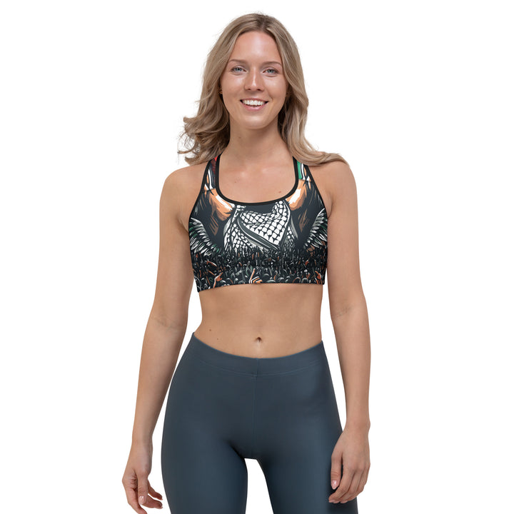 Art by Moh - Sports Bra, Black