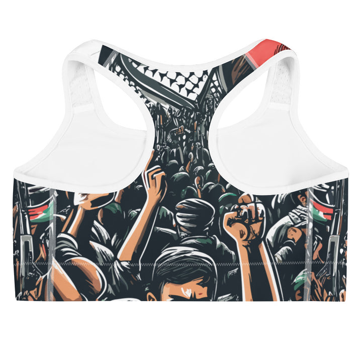 Art by Moh - Sports Bra, White