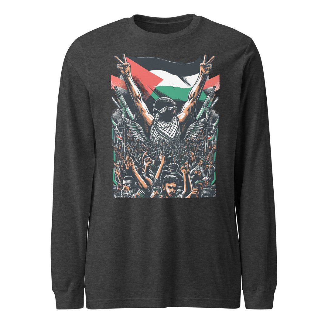Art by Moh - Women’s Long Sleeve Tee, Dark Grey Heather