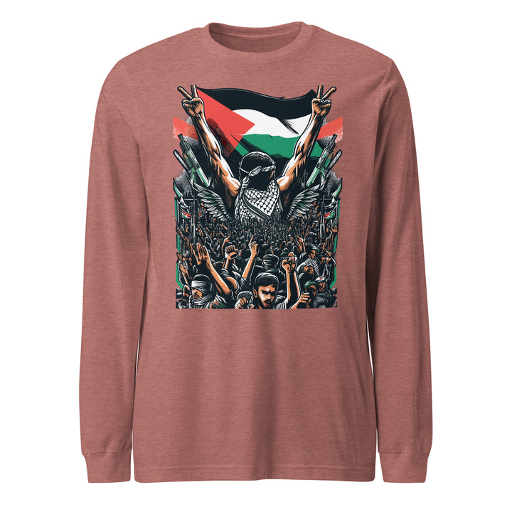 Art by Moh - Women’s Long Sleeve Tee, Heather Mauve