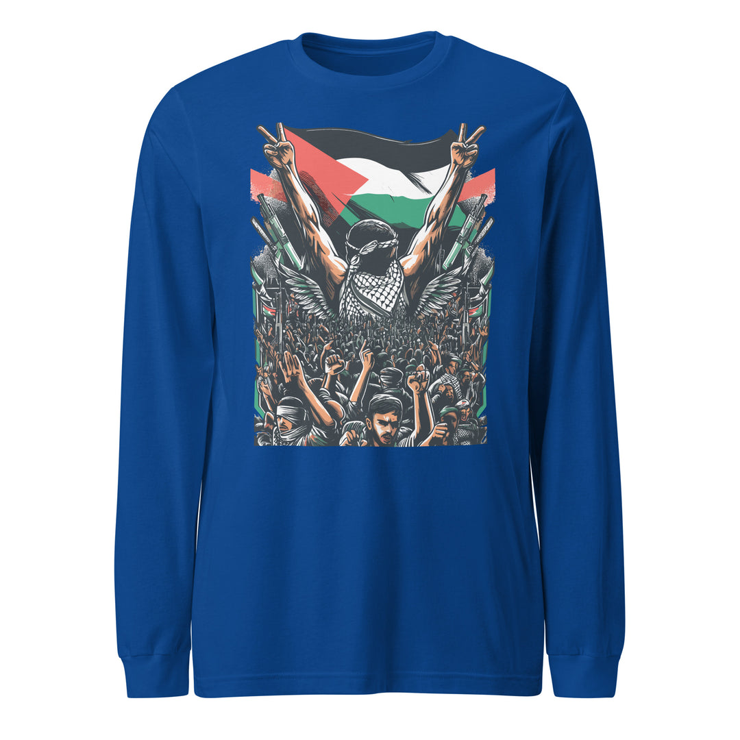 Art by Moh - Women’s Long Sleeve Tee, True Royal