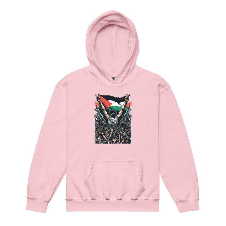 Art by Moh - Youth Heavy Blend Hoodie, Light Pink