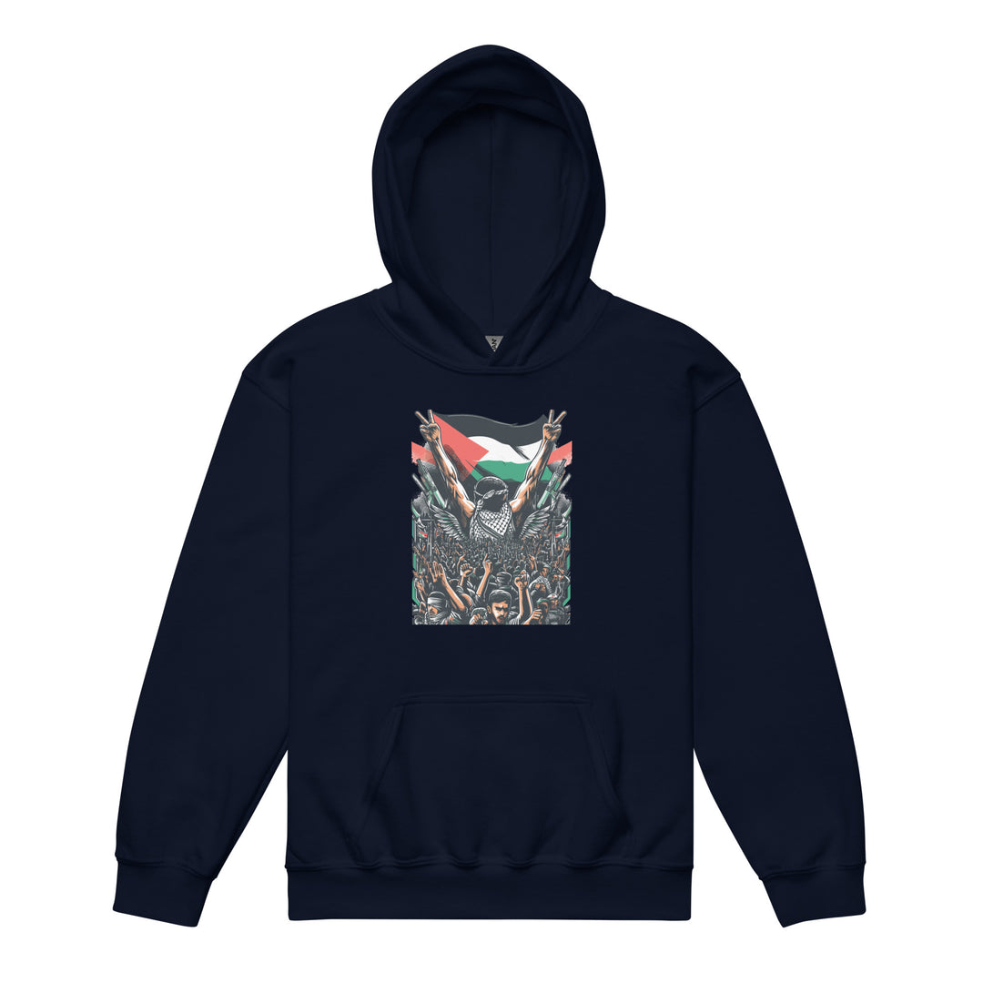 Art by Moh - Youth Heavy Blend Hoodie, Navy