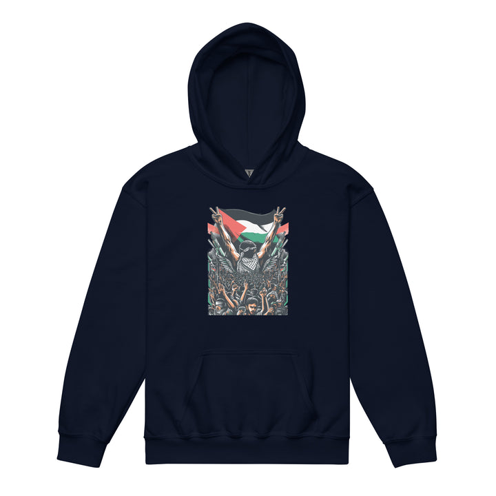Art by Moh - Youth Heavy Blend Hoodie, Navy