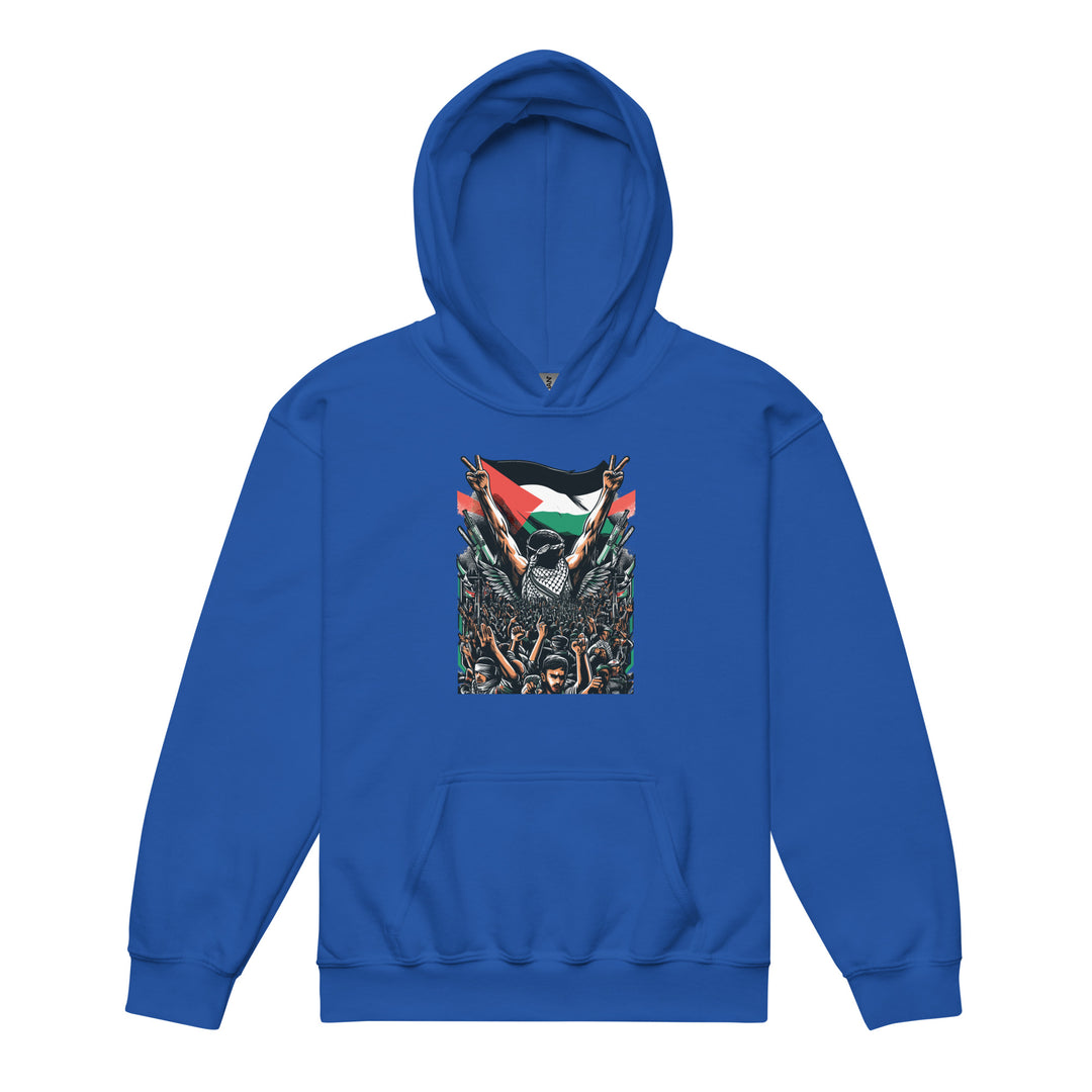 Art by Moh - Youth Heavy Blend Hoodie, Royal