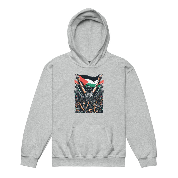 Art by Moh - Youth Heavy Blend Hoodie, Sport Grey