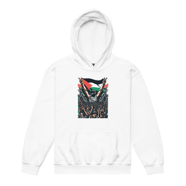 Art by Moh - Youth Heavy Blend Hoodie, White