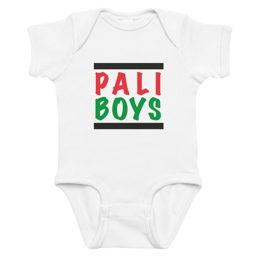 Palestinian Boys - Baby Bodysuit, White