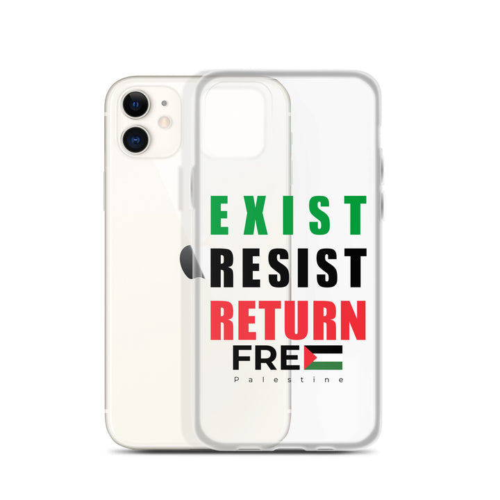 Exist. Resist. Return. - Clear Case for iPhone®, iPhone iPhone 11 Case With Phone
