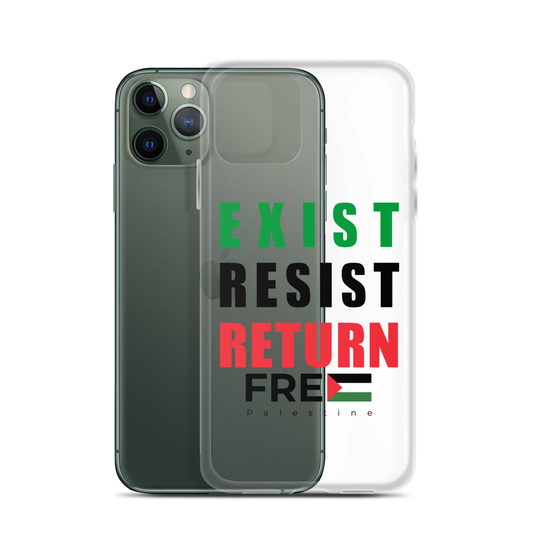 Exist. Resist. Return. - Clear Case for iPhone®, iPhone iPhone 11 Pro Case With Phone