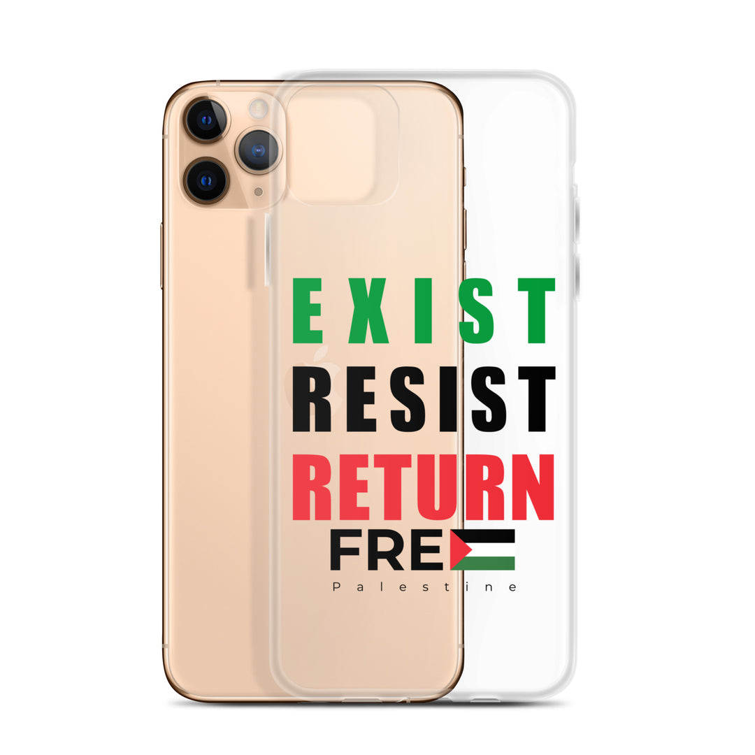 Exist. Resist. Return. - Clear Case for iPhone®, iPhone iPhone 11 Pro Max Case With Phone