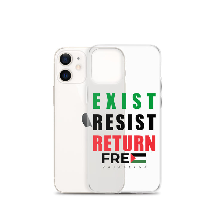 Exist. Resist. Return. - Clear Case for iPhone®, iPhone iPhone 12 Mini Case With Phone