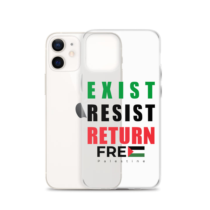 Exist. Resist. Return. - Clear Case for iPhone®, iPhone iPhone 12 Case With Phone