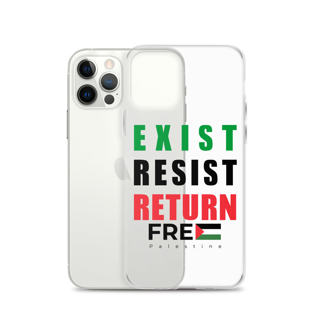 Exist. Resist. Return. - Clear Case for iPhone®, iPhone iPhone 12 Pro Case With Phone