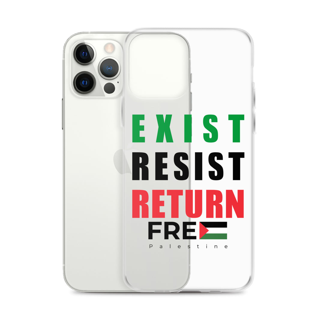 Exist. Resist. Return. - Clear Case for iPhone®, iPhone iPhone 12 Pro Max Case With Phone