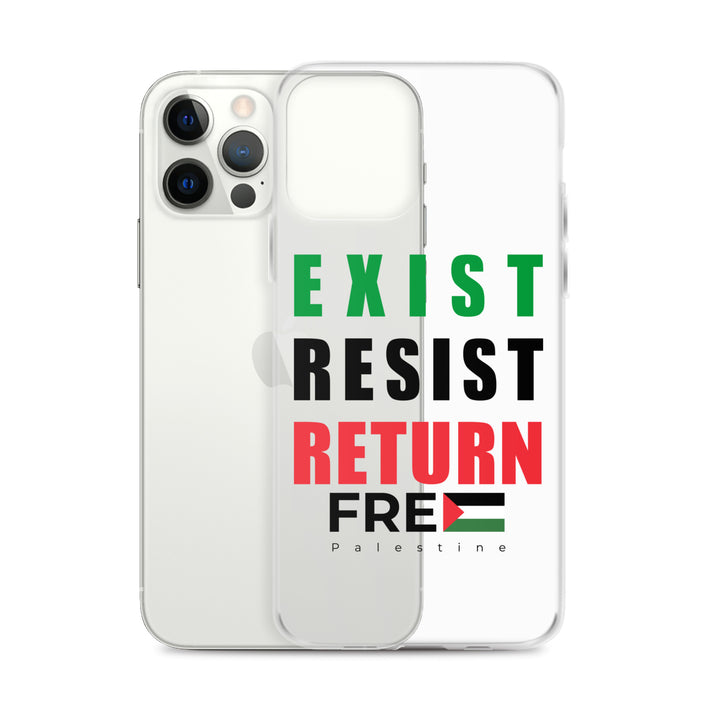 Exist. Resist. Return. - Clear Case for iPhone®, iPhone iPhone 12 Pro Max Case With Phone